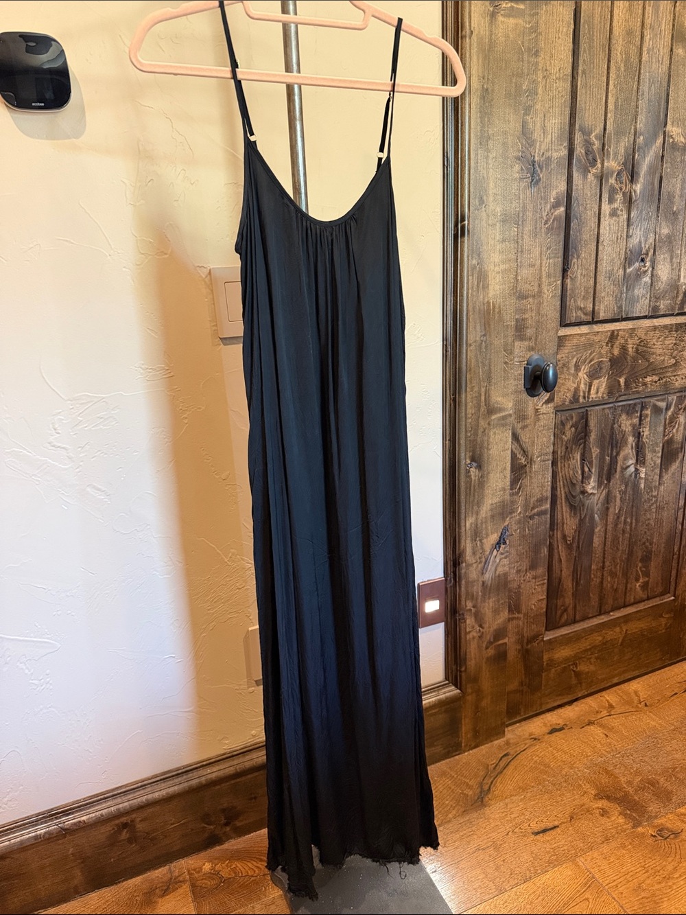 Nation LTD Black Sofia Maxi Slip Dress